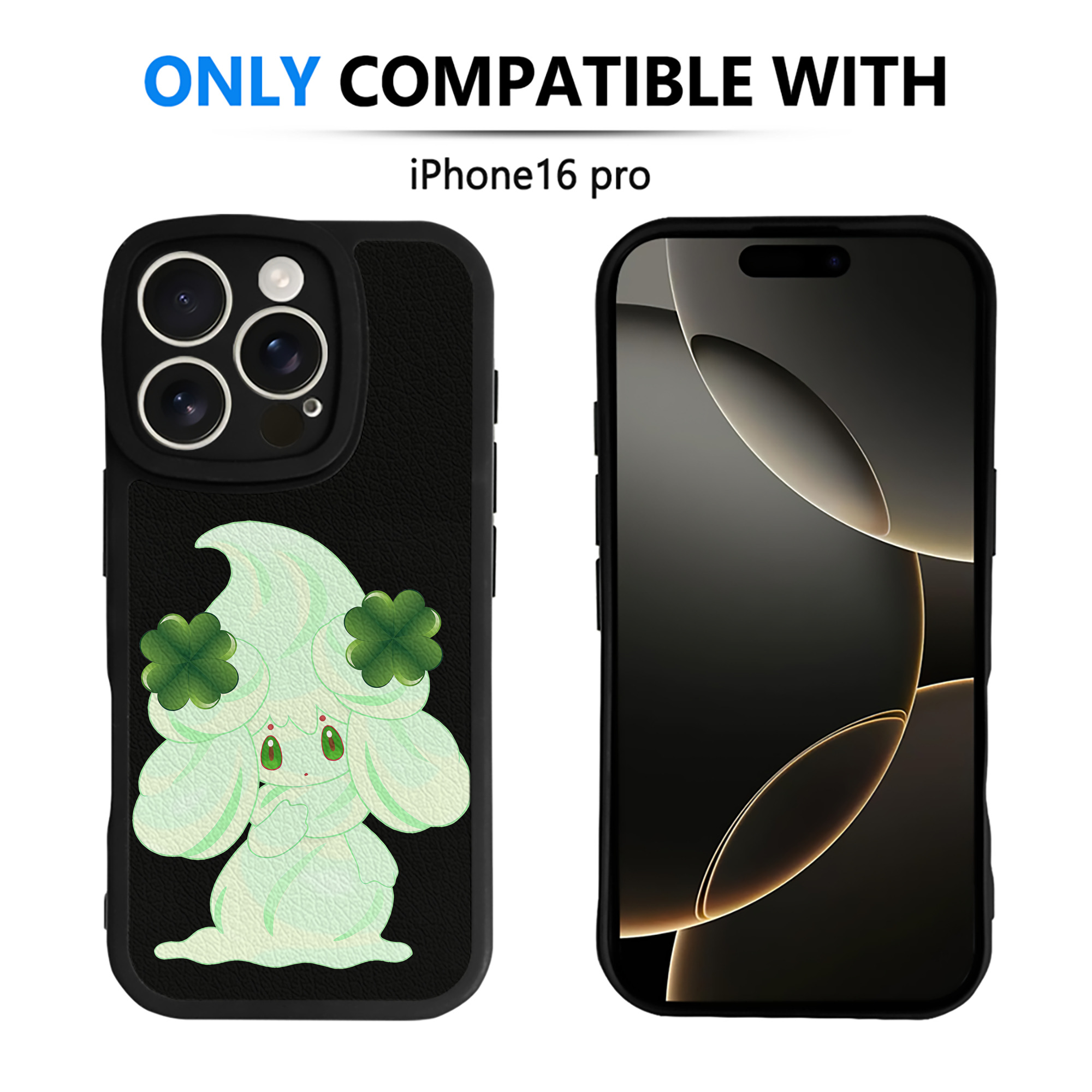 （画像用） ポケットモンスター Pokémon 【iPhone 16シリーズ対応】シリコンスマホケース（レザー調） 材質：シリコン